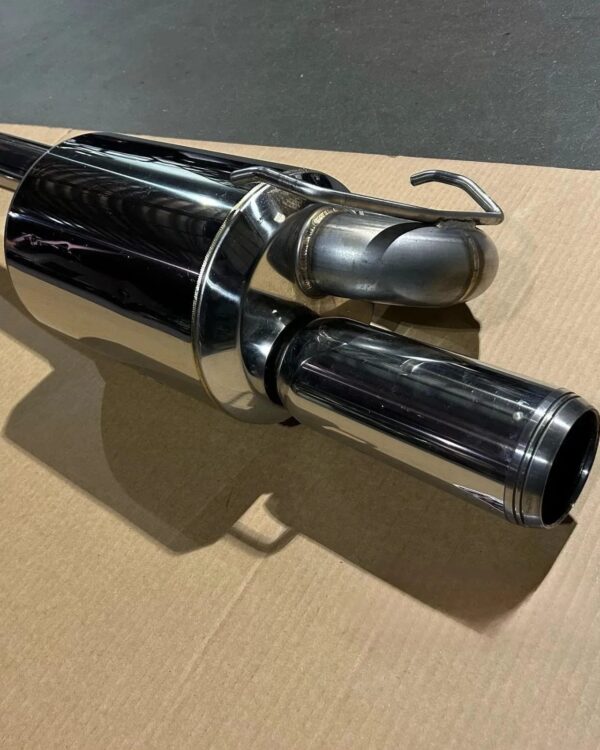 Stainless steel construction of MUGEN exhaust system