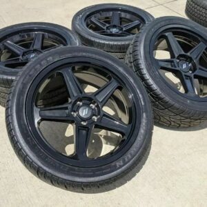 Gloss Black DG15 wheels for Dodge vehicles