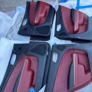 OEM red door panels for 2015-2020 Dodge Charger Hellcat